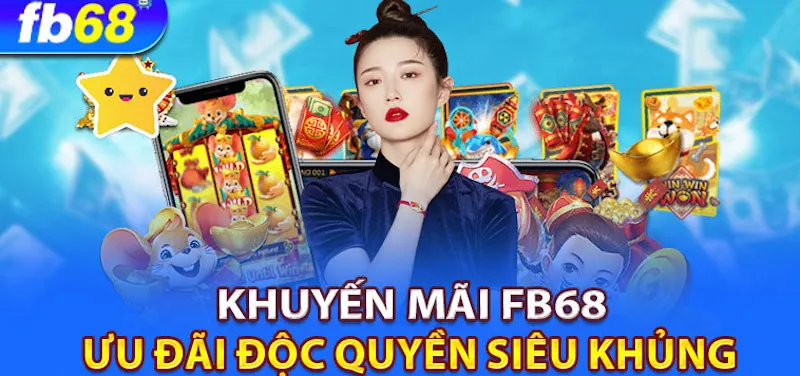 Khuyến mãi độc quyền fb68 với nhiều phần quà giá trị